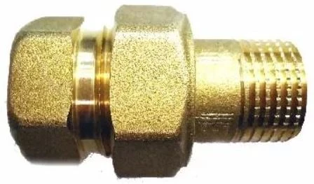 ACV Raccord (3pièces) mf 1/2 laiton