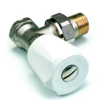 Comap 408U robinet radiateur 3/4 équerre reglage double - nickelé