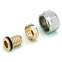 Comap 835P raccord à compression M22 X 16 X 2 mm pour tuyau plastique - nickelé