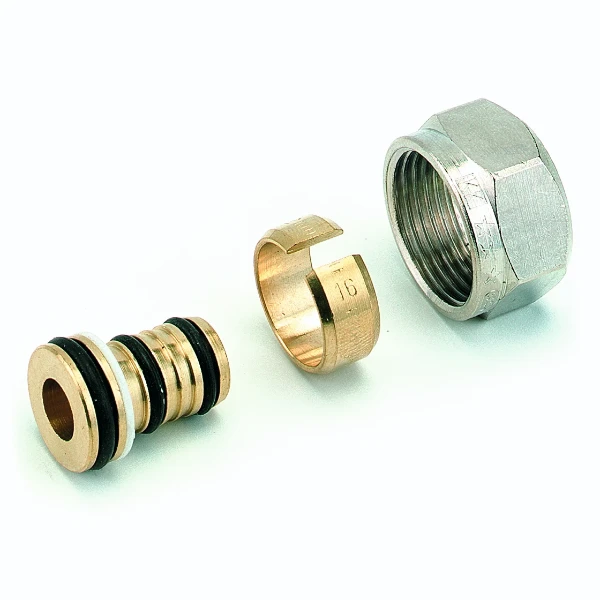 RACCORD A COMPRESSION COMAP 839 M22 X 14 X 2 MM pour tuyau multiskin - nickelee