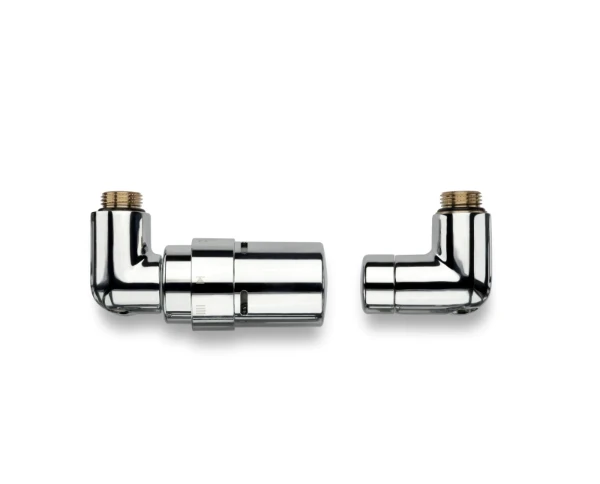 VENTIELSET VASCO 1/2 chroom haaks links-met thermostaatkop