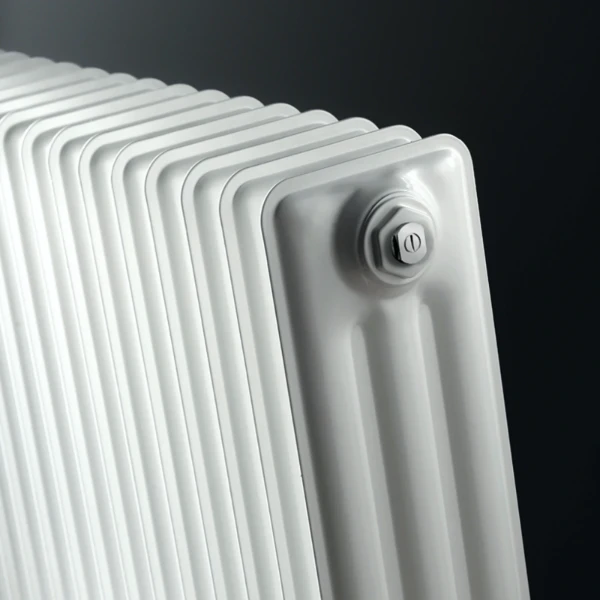 RADIATEUR VASCO VINTAGE 628 - 160 o 600 S600 blanc 876 WATT EN 442 75/65/20 avec pieds 0001