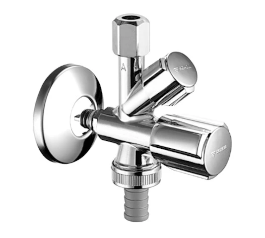SCHELL QUICK Combinatiehoekstopkraan QUICK voor 1/2" steekadapter, chroom