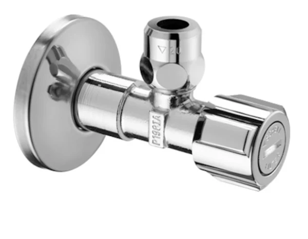 Schell Comfort haakse hoekstopkraan 1/2 x 10 mm - chroom - met filter 250 µm