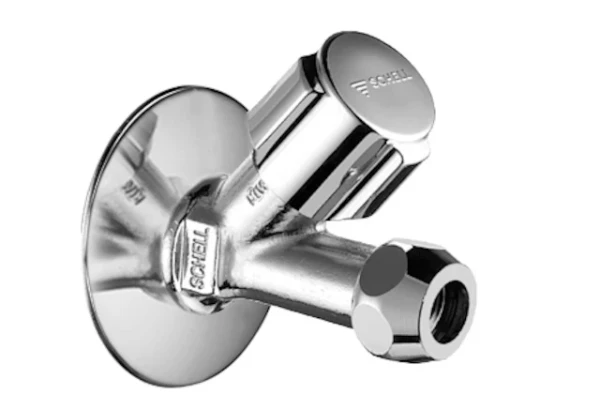 Schell Comfort rechte hoekstopkraan 1/2 x 10 mm - chroom