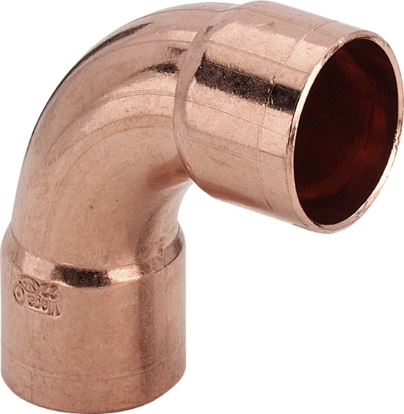 Viega Koper soldeer bocht 90° FF 22 x 22 mm