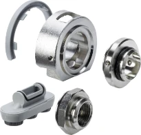 SET DE CONVERSION VIEGA TECH. EVACUATION nickel mat laiton pièce de réchange