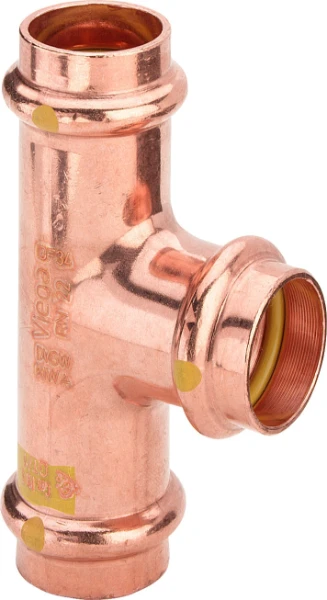 Viega Profipress Gas te reduit FFF 18 x 15 x 18 mm