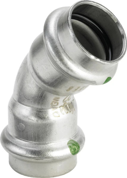 Viega Sanpress Inox coude 45° FF 28 x 28 mm