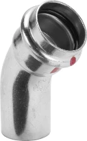 Viega Prestabo acier zingué coude coulissant 45° MF 42 x 42 mm