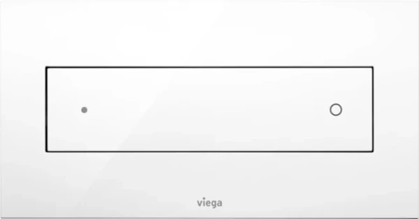 PLAQUE DE COMMANDE VIEGA VISIGN edelmat synthetique p/reserv.encastrer a 2 boutons de commande Visign for style 12
