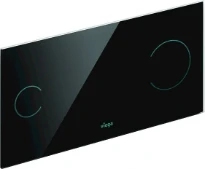 PLAQUE DE COMMANDE VIEGA VISIGN noir verre More100