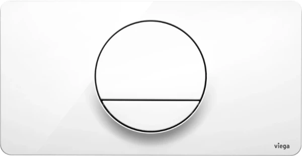 PLAQUE DE COMMANDE VIEGA VISIGN blanc alpine synthetique Style13