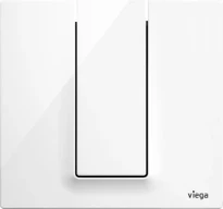 PLAQUE DE COMMANDE VIEGA VISIGN matt/matt chromé synthetique Style14