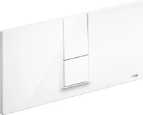 PLAQUE DE COMMANDE VIEGA VISIGN inox brossé synthetique Style14
