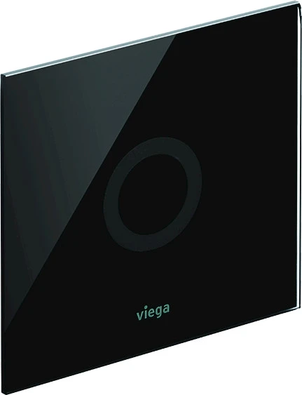 PLAQUE DE COMMANDE VIEGA VISIGN noir verre More100