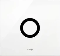 PLAQUE DE COMMANDE VIEGA VISIGN blanc alpine aluminium More100