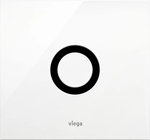 PLAQUE DE COMMANDE VIEGA VISIGN inox brossé aluminium More100