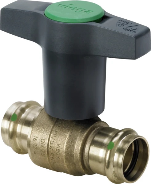 Viega Profipress Easytop vanne à bille avec poignée en T FF 22 x 22 mm