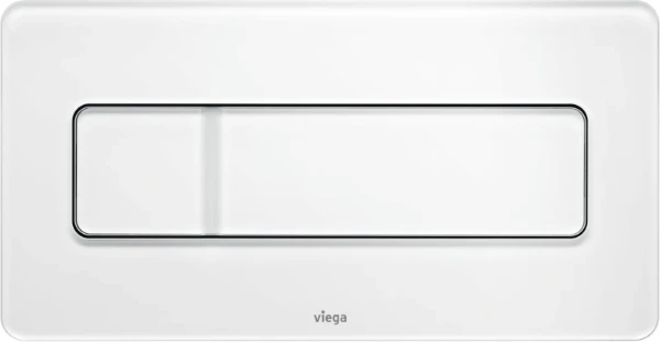 PLAQUE DE COMMANDE VIEGA VISIGN blanc verre More105