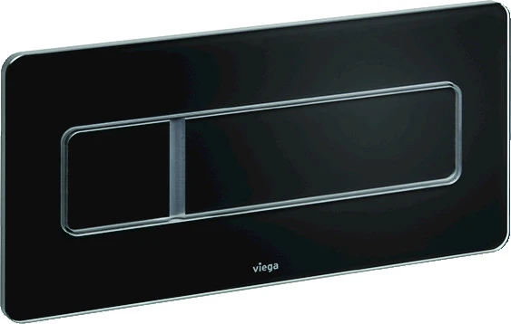 PLAQUE DE COMMANDE VIEGA VISIGN noir verre More105