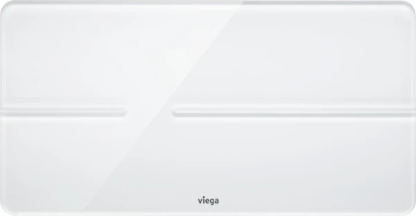 PLAQUE DE COMMANDE VIEGA VISIGN blanc verre More105