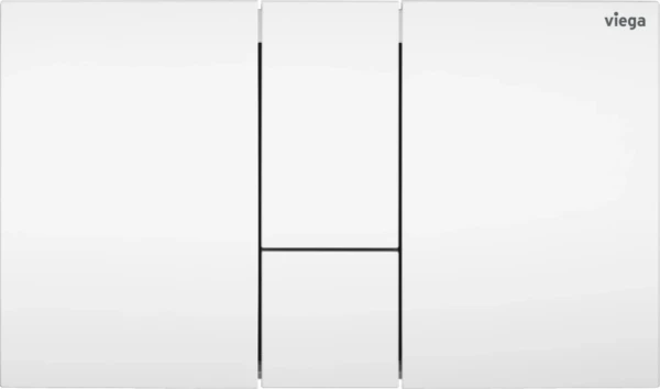 PLAQUE DE COMMANDE VIEGA VISIGN FOR STYLE24 blanc alpine synthetique