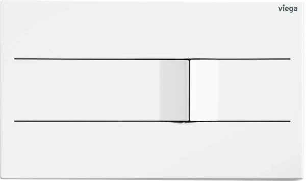 PLAQUE DE COMMANDE VIEGA VISIGN FOR MORE201 blanc signalisation rvs