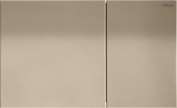 PLAQUE DE COMMANDE VIEGA VISIGN FOR MORE200 cuivre d'or aluminium
