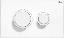 PLAQUE DE COMMANDE VIEGA VISIGN FOR PUBLIC11 blanc signalisation rvs