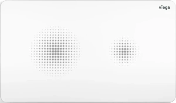 PLAQUE DE COMMANDE VIEGA VISIGN FOR STYLE25S blanc alpine synthetique