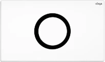 PLAQUE DE COMMANDE VIEGA VISIGN FOR PUBLIC12I blanc signalisation rvs