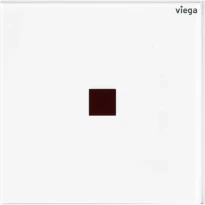PLAQUE DE COMMANDE URINOIR VIEGA VISIGN FOR MORE200 blanc signalisation verre