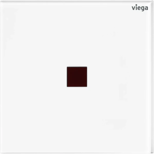 PLAQUE DE COMMANDE URINOIR VIEGA VISIGN FOR MORE200 blanc signalisation verre