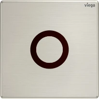 PLAQUE DE COMMANDE URINOIR VIEGA VISIGN FOR PUBLIC12 brosse rvs