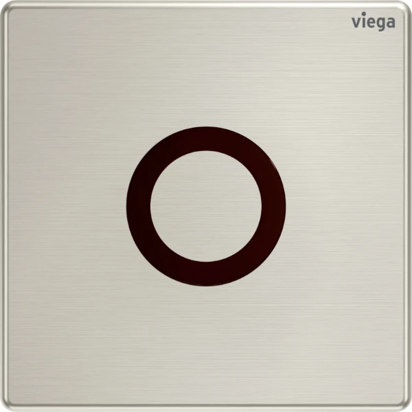 PLAQUE DE COMMANDE URINOIR VIEGA VISIGN FOR PUBLIC12 brosse rvs
