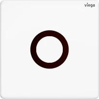 PLAQUE DE COMMANDE URINOIR VIEGA VISIGN FOR PUBLIC12 blanc signalisation rvs