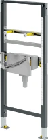 ELEMENT DE MONTAGE LAVABO VIEGA PREVISTA DRY 50 cm - 112 cm ! mm antracite acier