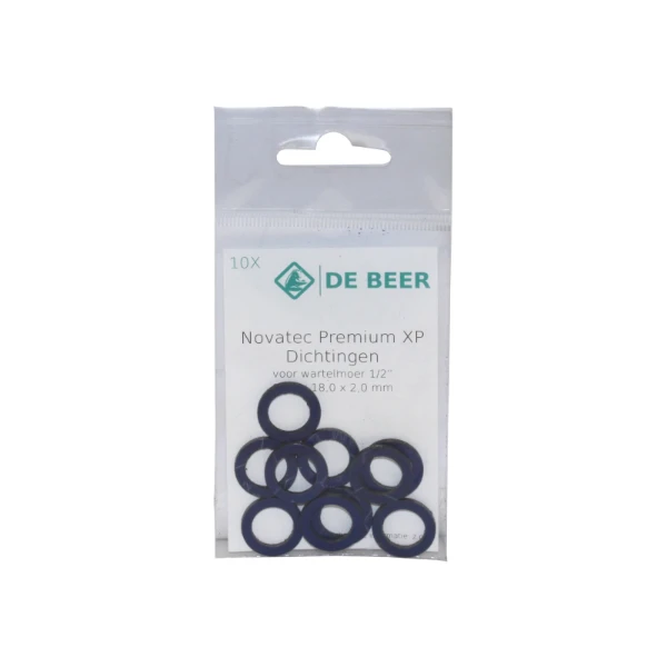STG One PREM dichtingset (Stoom/Solar) 1/2 - set van 10st - 12 x 18 x 2,0 mm blauw - prijs per set