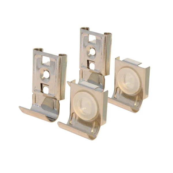 DBJ Standard fixations pour miroir (set 4 pcs) - chromé - prix par set de 4 pièces