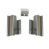 DBJ fixations miroir aluminium pour miroir incliné set de 2 pièces