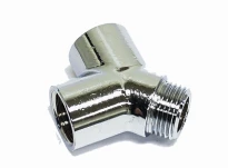 Schlosser 1845 pièce Y MFF 3/4 x 3/4 x 3/4 - chromé