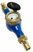 Schlosser 499DFC compteur d'eau multijets eau froide (30°C) (avec raccords et joints) 4/4 x 3/4 - 5,0 m³/h -