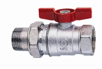 Giacomini  R919 vanne integral papillon raccord 3 pcs 1/2" X1/2"