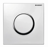 GEBERIT HyTouch Sigma 10 handdrukknop v UR spoel pneum KS  wit/goudeffect/wit