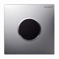 GEBERIT HyTronic Sigma10 urinoirsturing m IR netvoeding metaal  wit/goudeffect/wit