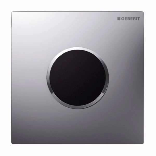 GEBERIT HyTronic Sigma10 urinoirsturing m IR netvoeding metaal  wit/goudeffect/wit