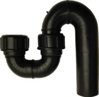 Geberit PE siphon entrée verticale/sortie verticale vertik 40mm noir (99)