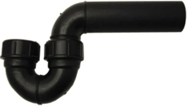 Geberit PE siphon 40 x 40 mm - entrée verticale/sortie horizontale