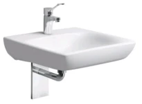 Geberit Renova Nr1 Comfort lavabo 550 x 550 mm - blanc - avec trou de robinet - sans trop-plein